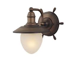Nautical style outdoor lighting fixtures wall mount 13.39h oil rubbed bronze finish with cage clear glass shade outside wall lamp waterproof retro outdoor wall lantern for porch yard room decor. Vaxcel Lighting Wl25501rc Orleans Wall Sconce Antique Red Copper For Sale Online Ebay