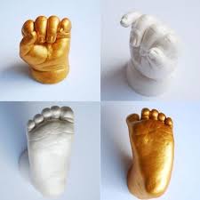 Diy Hand Mold Powder Cloning Model 3d Hand Mud Baby Souvenir Baby Hands Feet Gypsum Powder Wish Baby Hand And Foot Prints Baby Hands Footprint Keepsake
