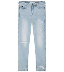 Search, discover and share your favorite his boyfriend gifs. H I S Johnny Boyfriend Jeans Coveted Denim Trousers For Women In Destroyed Style Light Blue