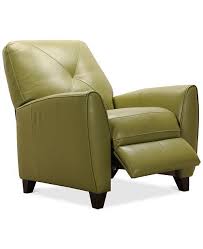 Furniture Myia Leather Pushback Recliner Created For Macy S Reviews Furniture Macy S Leather Sofa Recliner Furniture