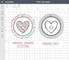 Tackling how to use draw in cricut design space along with what the heck you can do with it. Draw Designs With Cricut And Basic Shapes 100 Directions