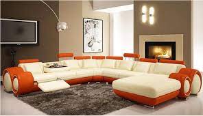 Create an inviting atmosphere with new living room chairs. Modern Luxurious L Shaped Leather Corner Sofa My Aashis