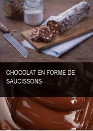 Chocolat En Forme De Saucissons Desserts Food Great Recipes