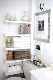 Bathroom shelves can really add to your bathroom decor, whether a full diy shelving project, a partial diy project or just hanging new shelves over your toilet. 6 Places To Add Shelving For More Storage In A Small Bathroom Apartment Therapy