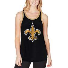 Women S G Iii 4her By Carl Banks Black New Orleans Saints Tater Tank Top