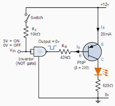 All circuit symbols are in standard format and they are mostly used to draw a circuit diagram and are standardized internationally by the ieee. Pnp Transistor Switching Circuit Transistors Switch Electronics Projects