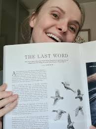 🪶 I'm so happy to have been featured in the latest Fieldports Journal ✨️  The guest editor, David Miles chose my print 'The Flying Six' as his  favourite piece of sporting art