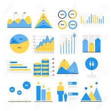Infographic Vector Elements Set Of Financial And Marketing Charts