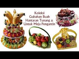 10 inspirasi isi dalam hantaran lamaran. Gubahan Buah Hantaran Tunang Untuk Pengantin Youtube