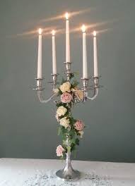 Idea For Candelabra Decoration Flowers Candelabra Wedding Candelabra Wedding Centerpieces Candelabra Centerpiece