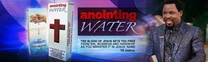 The new anointing water and the new anointing sticker. Tb Joshua Announces Special New Anointing Water Service In Uk Months After Deadly Ghana Stampede Church Ministries News The Christian Post