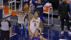 Boogie just dunked on kyle kuzma all the way to new orleans. Kyle Kuzma Monster Putback Dunk On Michael Porter Jr Lakers Vs Nuggets Youtube