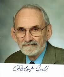 "Nobel Prize in Chemistry" Robert Curl Signed 3X4 Color Photo
