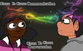 Originally, allen was a rough and embittered child, speaking rudely and being very brash, probably due to his suffering at the hands of the greedy ringmaster and the violent clown, cosimov. Clown To Clown Conversation By Defendglobe On Deviantart