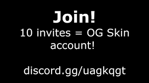 10 апр в 11:22 в fortnite | пиар. Discord With Invite Rewards For Fortnite 10 Invites Og Skins Account Link In Description Youtube