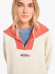 Quiksilver Women Sweater Sungai Block bone white