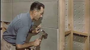 Drywall Installation In 1950 Youtube