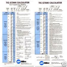 details about tig gtaw welding calculator