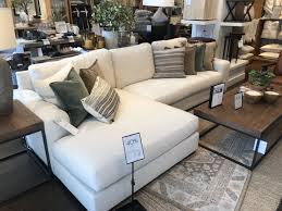 Big Sur Square Arm Upholstered Love Seat With Chaise Sectional Upholstered Sectional Room Seating Home And Living
