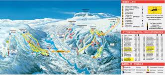 Follow the groomed tracks through forests and valleys … Geiloski Map Ski Resort Statistics
