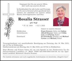 Traueranzeige Familienanzeigen