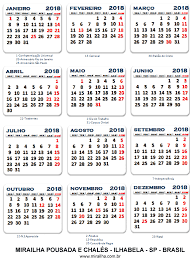 Calendário 2018 Para Preencher E Imprimir Mirailha Pousada E Chales Ilhabela Sp Calendario 2018 Ilhabela Calendarios Gratuitos Calendario Anual