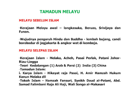 Tamadun melayu sebelum kedatangan islam. Konsep Tamadun Melayu Ppt Download