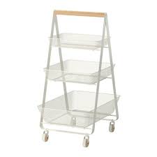 Risatorp Utility Cart White Ikea Kitchen Island Cart Ikea Ikea Utility Cart