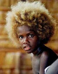 Populations outside europe among whom new hair and eye colors seem to have appeared independently. Full Blooded Australian Aboriginal Child With Natural Blond Hair Aboriginal People People Natural Blondes