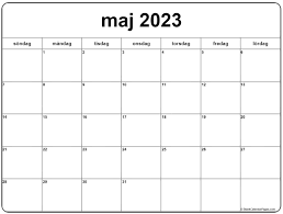 Skriv ut varje månad separat och kombinera dem på väggen till en kvartalsplanerare, tre månader eller till och med en årskalender. Maj 2023 Kalender Svenska Kalender Maj