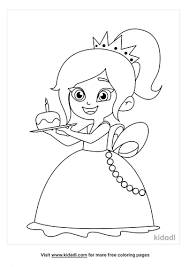 Probably the most charming pictures on topcoloringpages. Happy Birthday Princess Coloring Pages Free Birthdays Coloring Pages Kidadl