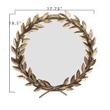We did not find results for: 3r Studio Chateau Round Antique Gold Metal Laurel Wreath Wall Mirror Df1154 Bellacor