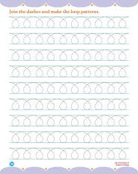 My son enjoyed working on his homework as he calls it and asks to work on it on his own. Join The Dashes And Make The Loop Patterns Download Free Join The Dashes And Make The Loop Pa Tracing Worksheets Preschool Teaching Cursive Preschool Writing
