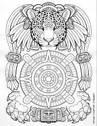 Tepeyollotl Ii By Synnabar Mayan Art Aztec Drawing Aztec Art