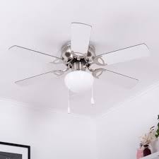 Bring a breath of fresh air home and enhance an indoor or outdoor space with the sensational look of white. Bundle Ceiling Fan With Lighting 81 2 Cm Ceiling Lamp With Pull Switch Reversible Blades With Forward Return And 3 Levels H 28 Cm Etc Shop Lamps Furniture Technology Household All