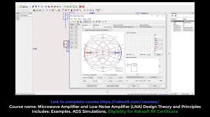 Smith Chart Matching Circuit Overall Gain Tutorial Using Advanced Design System Ads Simulation