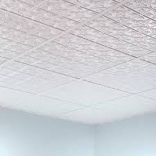 Ceilingmax 64 Sq Ft White Surface Mount Ceiling Grid Kit 181 00 The Home Depot