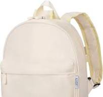 Mochila ligera para niños pequeños con correa para el pecho para niños y  niñas, jardín de infantes preescolar de 3 a 6 años, 30 colores, Beige, ...