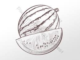 Rasa buah tembikai yang manis dan sedap. Buah Tembikai Lukisan