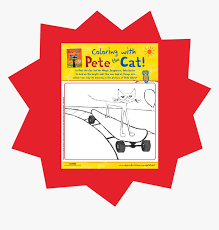 Coloring with in pete the cat and his magic sunglasses, pete learns. Pete The Cat Magic Sunglasses Coloring Page Hd Png Download Transparent Png Image Pngitem
