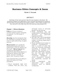 Doc Business Ethics Concepts And Cases Manuel Velasquez Academia Edu