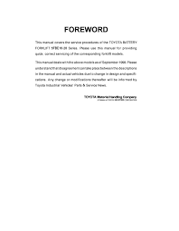 This is a discussion in the forum 'design & engineering' on forkliftaction.com, the global platform for anything forklifts and . Toyota 5fbe18 Forklift Service Repair Manual By 163610 Issuu