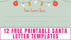 This free christmas stationery has from the desk of santa claus at the top with sant's workshop, north pole at the bottom. 12 Printable Santa Letter Templates Free Freebie Finding Mom