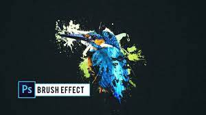 Photoshop Cc Tutorial Brush Effect Bird Kingfisher Photoshop Kingfisher Bird