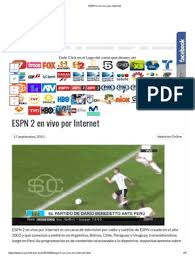 Espn online gratis por internet es un canal que opera las 24 horas, el canal es argentino pero su sede se necuentra en estados unidos, cabe decir que la señal es uno de los grandes favoritos en emision, compitiendo tanto asi fuertemente con fox sports espn en vivo gratis es un canal deportivo y gamer. Espn 2 En Vivo Por Internet Espn Radiodifusion