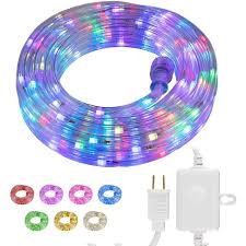 Wyzworks blue led rope lights. Ultrapro Indoor Outdoor 50ft Color Changing Escape Led Rope Light