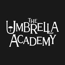 Black And White Umbrella Academy Umbrella Academy Logo White Umbrella Academy T Shirt Teepublic Academy Logo Umbrella Academy