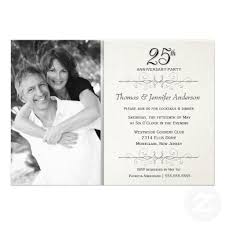 Elegant 25th Wedding Anniversary Party Invitations Zazzle Co Uk Wedding Anniversary Party Invitations Anniversary Party Invitations 30th Wedding Anniversary