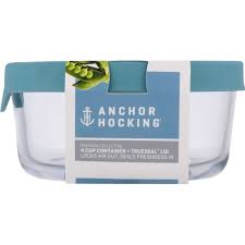 Easily store, save, and serve food with this trueseal food storage container set from anchor hocking. Anchor Hocking Container Truseal Lid Mineral Blue 1 Ct Instacart