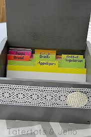 We are drooling over the black and white polka dot design. Make A Vintage Modern Recipe Card Holder With Free Printable Recipe Card Holders Diy Recipe Cards Vintage Recipe Box